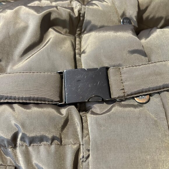 Womens Weekend MaxMara Bronze Heavy Padding Puffer Jacket Coat 8 - Picture 16 of 16